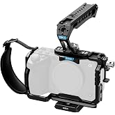 SIRUI Sony FX3/FX30 i&ccedil;in &Uuml;st Saplı Tam Kamera Kafes Kiti, Orijinal XLR Kulp ile Uyumlu, HDMI i&ccedil;in Kablo Kelep&ccedil;esi, 1/4"-20 Di
