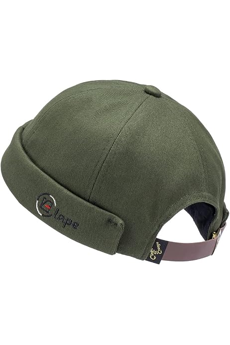 Casquette Docker CLAPE Sans Visière - Velours Côtelé Réglable - Unisexe - Style Marin Rétro