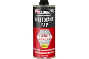 Facom Nettoyant FAP, Décrassant Filtre à Particules, Formule Pro+ 1L Rouge