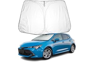 BIXUAN Corolla Sonnenschutz kompatibel mit Toyota Corolla Sports E210 Windschutzscheibe für das Auto Frontscheibenabdeckung Windschutz für Corolla Frontscheibe Blockiert UV Abdeckung Faltbar