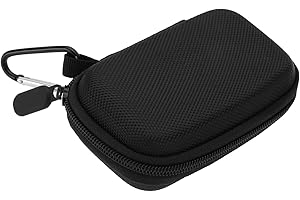 ECSiNG 1Pc EVA Waterproof Hard Carrying Case GPS Cycling Computer Case Compatible with Wahoo ELEMNT Bolt/Bolt V2 GPS Bicycle Computer Black