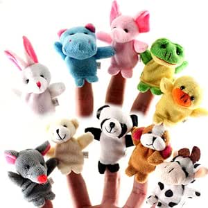 Limeo Marionetta di Piccoli Animali Burattini delle Dita Burattino di  Peluche Burattino Animale Dito Set di Burattini da Dito Animal Burattini in  Morbido Giocattoli dei Burattini (10 in Totale) : Amazon.it: Giochi e  giocattoli