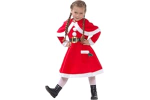 Morph Costume Babbo Natale Bambina, Vestito Babbo Natale Bambina, Vestiti Babbo Natale Bambina, Abito Babbo Natale Bambina, Vestito Babbo Natale Bimba, Vestito Mamma Natale Bambina