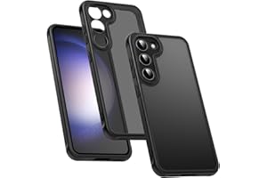 DOSMUNG Etui do Samsung Galaxy S23 (6,1"), Półprzezroczysta Matowe Tylna Szczupły Odporny na Wstrząsy Case Odporne na Zarysowania, Miękkie dopasowanie, Czarny