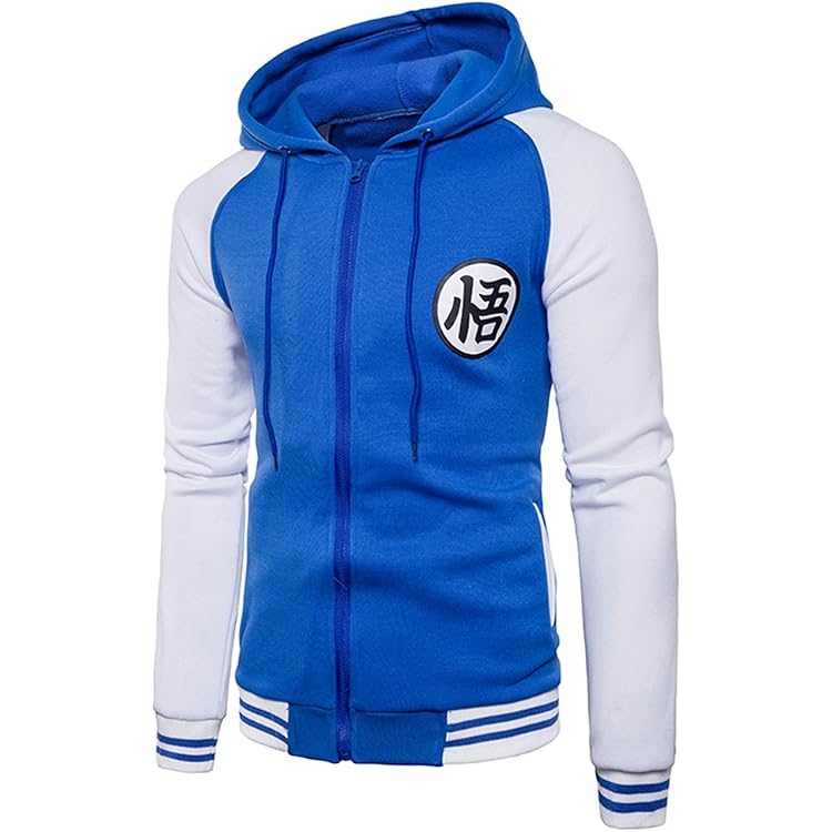 Survêtement Goku Garçons Cosplay - Sweat à Capuche Et Pantalon De Jogging Hommes Sport Avec Poche