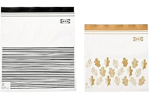 IKEA ISTAD 50 Sacchetti richiudibili GRIGI BIANCHI