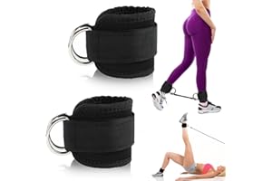KEWUF 2 pièces sangle poignet musculation, de tirage câble traction triceps, pour développé couché, abdominaux et exercices faciale, adapté à une utilisation en salle sport.