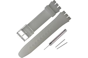 Rihahisy Silicone Rubber Watch Strap/Watch Band Replacement for Swatch