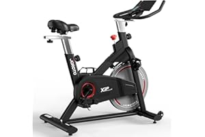 JOROTO Exercise Bike,Spin Bikes with Magnetic Resistance Stationary Bike with with LCD Display&Tablet Holder Indoor Cycling Bike for Home,Gym and Exercise,350 LBS,X3P