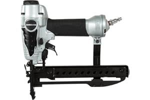 Metabo HPT Finish Stapler, 18 Gauge, 1/4-Inch Narrow Crown Staples, 1/2-Inch up to 1-1/2-Inch Staple Length, Pneumatic (N3804AB3)