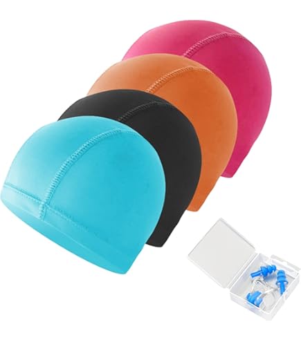 Blue Reef - Cappello Da Nuoto Unisex In Silicone Elasticizzato, Tinta - Foto 5