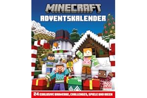 Minecraft Adventskalender. 24 exklusive Bauwerke, Challenges, Spiele und Ideen: Für große und kleine Fans des größten Videospiels aller Zeiten zum ... für Gamer ab 8 Jahren (Minecraft Exklusiv)