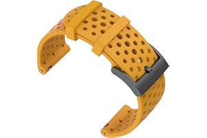 Shieranlee Pasek kompatybilny z zegarkiem Suunto 9 Spartan/Suunto 7, 24 mm, miękki silikonowy pasek zastępczy na nadgarstek do Suunto 9, Suunto D5, Suunto Spartan Sport, HR/Suunto 9, tytanowy