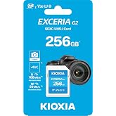 KIOXIA EXCERIA G2 256GB SDXC Hafıza Kartı &ndash; UHS-I U3 V30 C10, 100MB/s Okuma, 50MB/s Yazma, 4K