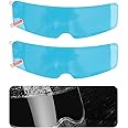 witeup Pinlock Visor Insert, Helmet Visor Anti-Fog Film, Anti Water Clear Protective Motorbike Helmet Visors Film, Universal Motorcycle Helmet Cover Film for Motorbike Helmet Cover 2PCS