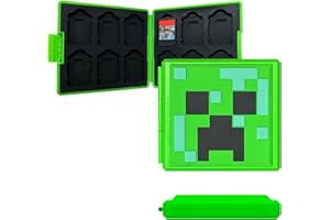 BAYINBROOK Estuche para Tarjetas de Juego Switch, Caja con 12 Ranuras, Carcasa Dura Impermeable, Organizador Portátil para Juegos y Accesorios (B06)