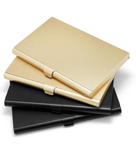 Portabiglietti Da Visita In Acciaio Inox - Con Chiusura Magnetica, Per Business Card E Carte Di Credito - Foto 5