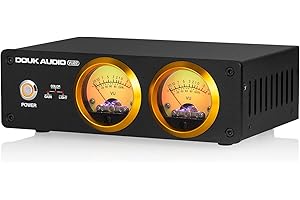 Douk Audio VU 22 Double Analogique VU Meter Affichage DB Panel Music Spectrum MIC et Line Indicateur Audio de sonomètre
