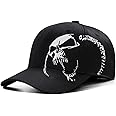 Himozoo Men‘s Baseball Cap 100% Cotton Outdoor Sports Cap Cool Skull Snapback Hats for Men Women