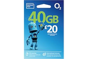 LOVE 2 SURF O2 SIM Card UK & EUROPE (ROAM FREE) PREPAID PAYG £20 Bundle -40GB + Unltd Texts & Mins - ROAMING ALLOWANCE 25GB + International Calling Option - (Love2surf RETAIL PACK)