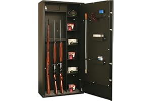 Fortify Armoire Forte Delta 12 modulable 12 Armes - 8 Armes + étagères