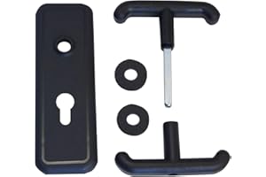 PREFER set plaque et poignée pour basculant/garage