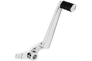 HASKULLE AfterMokit Pedal de freno trasero de aluminio de repuesto con orificio de montaje de 0,45 pulgadas para Ducati Monster 696 2009 – 2012 Monster 795 2012 Monster 796 2011 – 2013 Monster 1100 2009 –