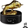 YVVV Electric Rotating Turntable,rotating display stand for Video Shooting,Display Jewelry,Anime Figures,Watch-12cm/4.72 Inch, Motorized Turntable 360º Rotating for Product Display Black