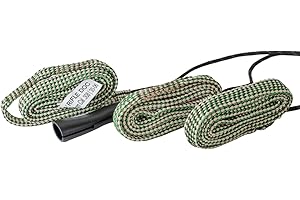 Rifle Doc Reinigungsschnur Bore-Cleaner-Snake Laufreinigung mit integrierter Bronzebürste Büchse Gewehr Cal 7,62mm | Cal .308 | 30-06 | .300 | 30-30 .303 CA Reinigungsset