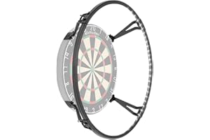 #DoYourDart Dartscheibe | Dart Komplett-Set mit 6 Dartpfeilen & optionaler Dart-Beleuchtung | Steeldart inkl. Flights | Sisal Dartscheibe mit Schutzring | Dartboard aus selbstschließenden Sisalfasern
