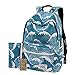Produktbild Mocha weir JIAYBL Laptop Taschen Schultern Kinder Schultaschen Rucksack Hochschule Mädchen Canvas Pack reisen