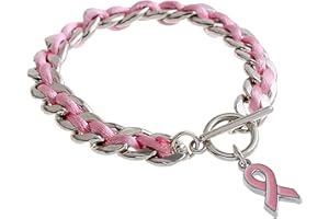 Yellsong Mode Cadeau Amour Corde Cadeau Cancer Du Sein Rose Bracelet Amour Du Sein Rose Corde Bracelet Cancer Corde Bracelets