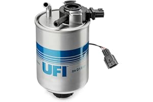 UFI Filters, Filtre Diesel 24.018.01, Filtre à Carburant de Remplacement, Adapté à Diverses Voitures, Applicable sur Divers Modèles Nissan
