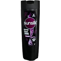 Sunsilk Stunning Black Shine Shampoo 340 ml, With Amla + Oil ...