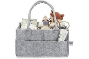 Parker Baby blöjcaddie – förvaringsfack för barnkammare och bilorganiserare för blöjor och babyvåtservetter