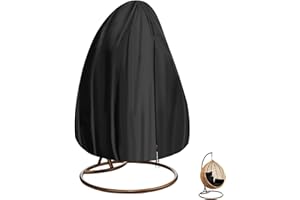 SanGlory Pokrowiec i ochronny na fotel wiszący, z zamkiem błyskawicznym, 190 x 115 cm