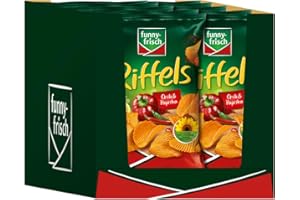 Funny-Frisch Riffels Chili und Paprika, 10er Pack (10 x 150 g)