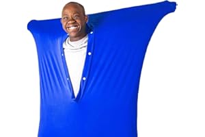 ZYUBOESO Compression Sock with Snug Sensory Sack Body Sock Calming Therapy Blanket Stress Relief Anxiety Autism ADHD ADD Tactile Items for Therapeutic Play(Blue,XL/X-Large)