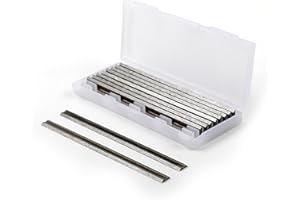 GMHLLES 10 PCS 82mm Planer Blades,Electric Planer Blades,Planer Blades 82mm,Suitable for Professional and DIY Woodworking with Power Tools