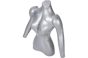 ZERODIS Modello di Visualizzazione Dell'abbigliamento, Mannequin Femminile Gonfiabile Modello Superiore del Corpo Cappotto Femminile Materiale in PVC per Esposizione Top Abbigliamento Donna