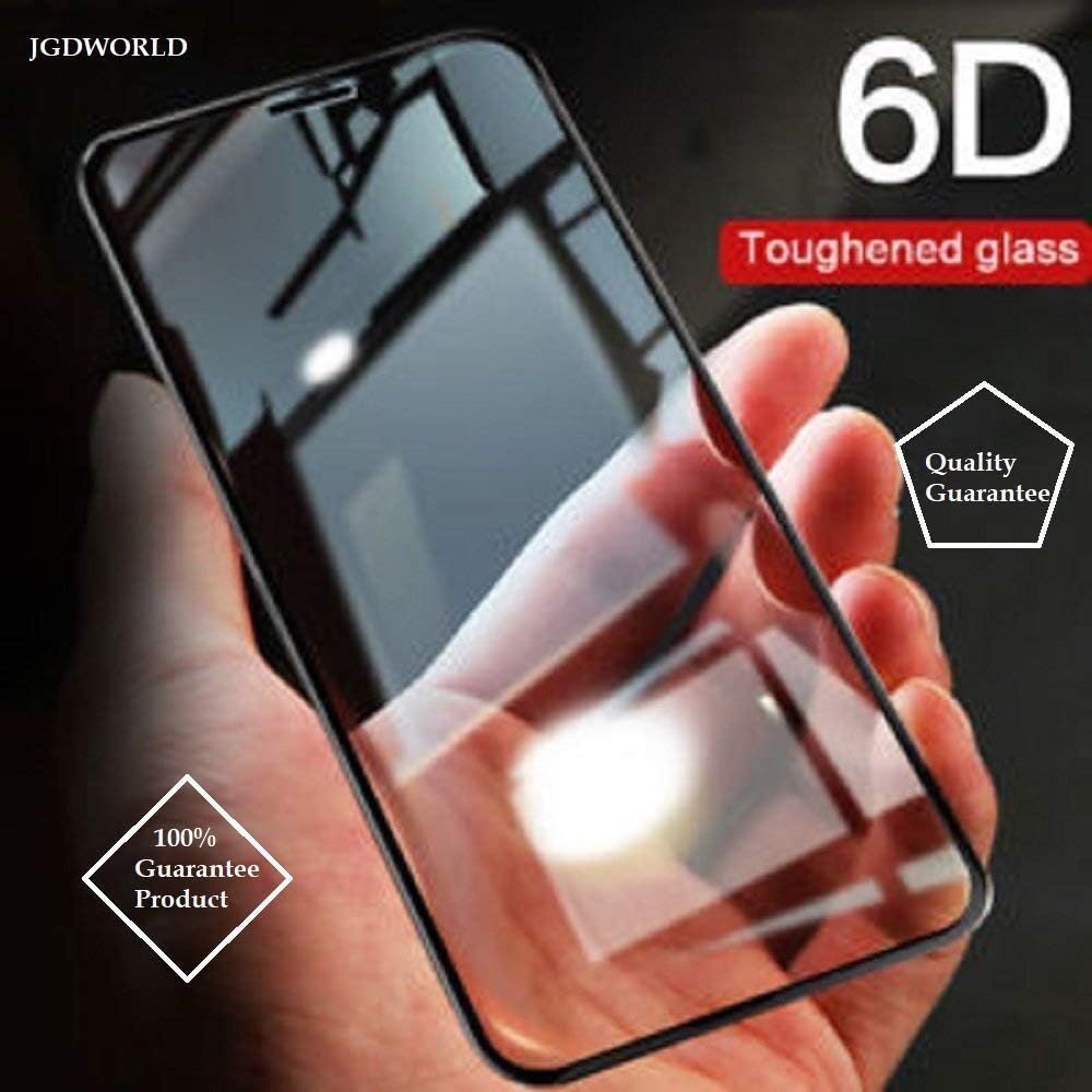 JGD PRODUCTS Tempered Glass Screen Protector Compatible for Oppo A5s, Oppo A12 with Edge to Edge coverage and Easy Installation kit