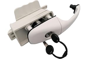 CR-MOESANCO® Cerradura Caravana Maneta Blanca para Autocaravana Puerta Entrada…