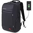 Artistix Onyx Anti Theft 15.6 inch Laptop Travel Backpack, Black (32 Litre, 46 cm)