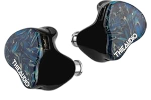 Linsoul THIEAUDIO Hype 2 2DD + 2BA Moniteur Intra-auriculaire HiFi avec réglage symétrique personnalisé, Pilote Sonion, câble IEM Amovible à 2 Broches (Bleu, THIEAUDIO Hype 2)
