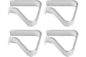 Clyhon Clip per tovaglia, plastica, Trasparente, per Piani di tavoli Fino a 50 mm di Spessore