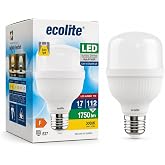 Ecolite 17W LED Jumbo Ampul 3000K Sarı Işık 1750 L&uuml;men 112W Eşdeğer E27 Duylu 70x109 mm Y&uuml;ksek G&uuml;&ccedil;l&uuml; Tasarruflu Ampul