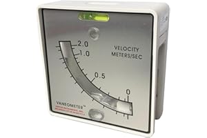 Dwyer Vaneometer Swing Vane Anemometer, M480, 0-2.0 m/s