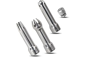 AHEJIOO 3er sahnespender ersatzteile set, für Sahnespender-Ersatztüllen,edelstahl tüllen ,Spritztüllen Set, sahnespender Set Spritztüllen zum Sprühen von Sahne, Cremes, Desserts, Espumas, Soßen, Suppen uvm