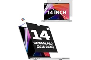 PHIMOOS Magnetic Privacy Screen for MacBook Pro 14 Inch 2021 M1 Pro A2442, Removable Macbook Pro 14 inch Screen Protector Privacy Anti-Spy Easy On/Off Anti-Blue Light Laptop Privacy Filter