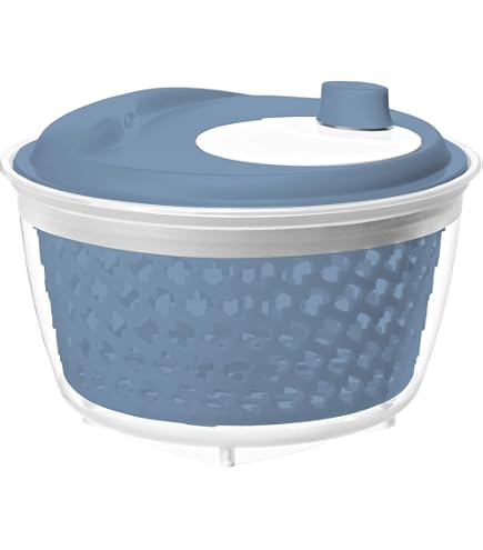 Essoreuse à Salade 3L Gevvnss - Panier Avec Couvercle Pour Laver Et égoutter Légumes Facilement